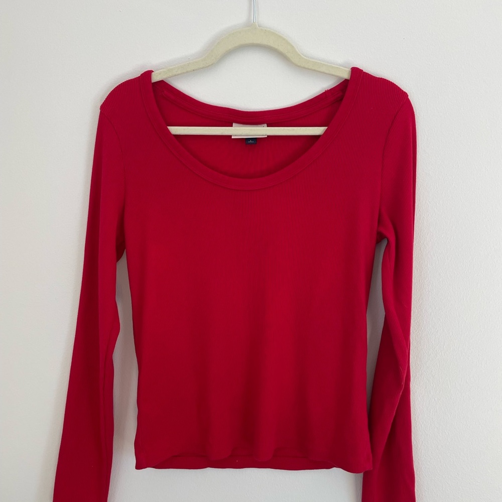 Universal Thread Long Sleeve Women's Top - Red